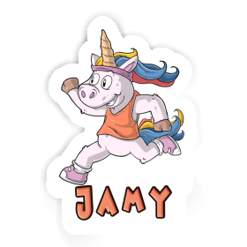 Sticker Läuferin Jamy Image
