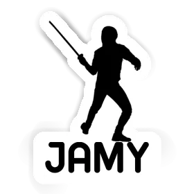 Autocollant Escrimeur Jamy Image