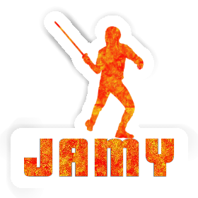 Autocollant Escrimeur Jamy Image