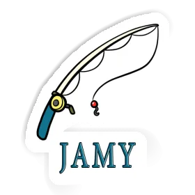 Jamy Sticker Fishing Rod Image