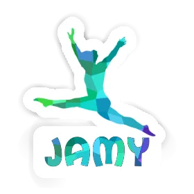 Gymnast Sticker Jamy Image