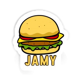 Cheeseburger Autocollant Jamy Image