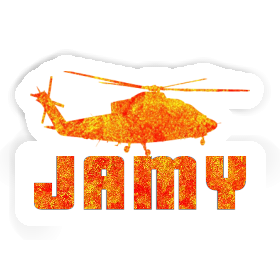 Helicopter Sticker Jamy Image