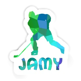 Aufkleber Eishockeyspieler Jamy Image