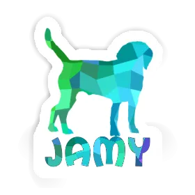 Chien Autocollant Jamy Image