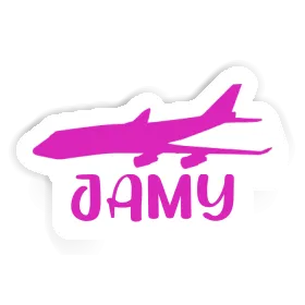 Autocollant Jumbo-Jet Jamy Image