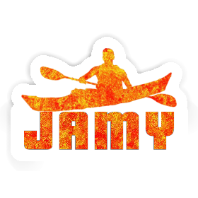 Jamy Sticker Kayaker Image