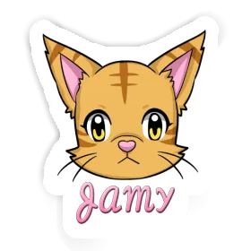 Autocollant Chaton Jamy Image
