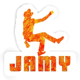 Aufkleber Kletterer Jamy Image