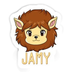 Tête de lion Autocollant Jamy Image