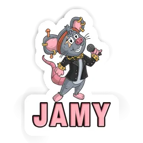 Autocollant Chanteuse Jamy Image