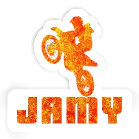 Sticker Jamy Motocross-Fahrer Image