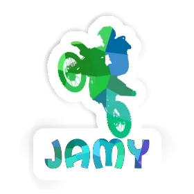 Aufkleber Jamy Motocross-Fahrer Image
