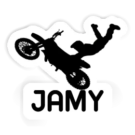 Sticker Motocross-Fahrer Jamy Image
