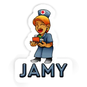 Autocollant Infirmière Jamy Image