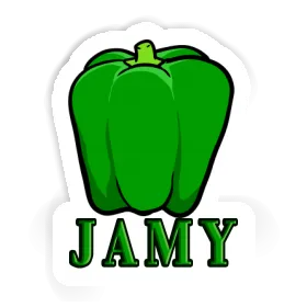 Poivron Autocollant Jamy Image