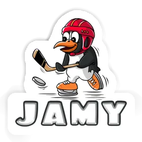 Sticker Eishockey-Pinguin Jamy Image