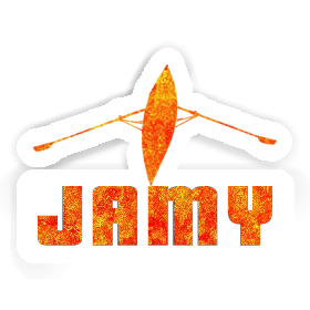Jamy Autocollant Bateau à rames Image