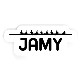 Jamy Autocollant Bateau à rames Image