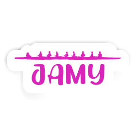 Jamy Autocollant Bateau à rames Image