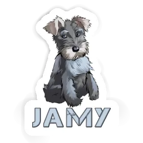 Jamy Autocollant Schnauzer Image