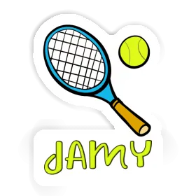 Jamy Aufkleber Tennisschläger Image