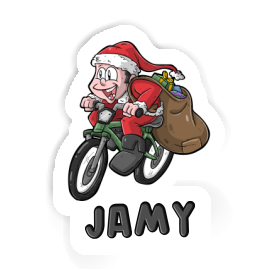 Aufkleber Jamy Fahrradfahrer Image