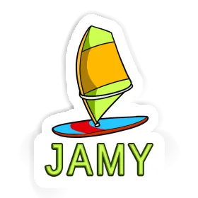Jamy Sticker Windsurf Board Image