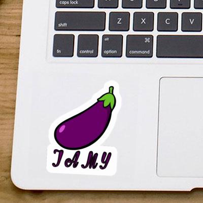 Jamy Sticker Aubergine Image