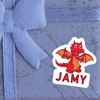 Jamy Autocollant Bébé dragon Jamy Autocollant Bébé dragon Image