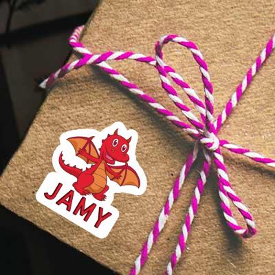 Jamy Autocollant Bébé dragon Notebook Image