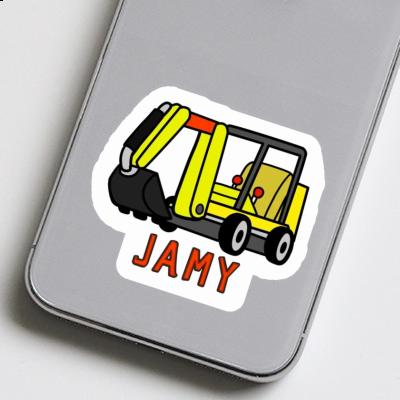 Jamy Aufkleber Minibagger Notebook Jamy Aufkleber Minibagger Gift package Image