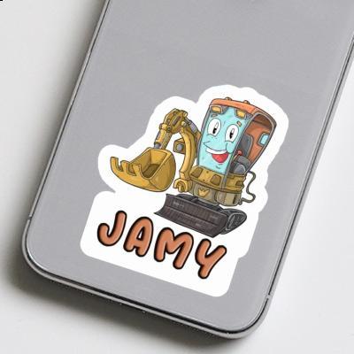 Sticker Jamy Excavator Gift package Image