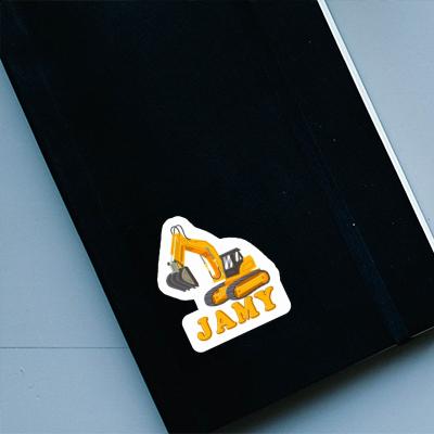Jamy Aufkleber Bagger Notebook Jamy Aufkleber Bagger Notebook Image