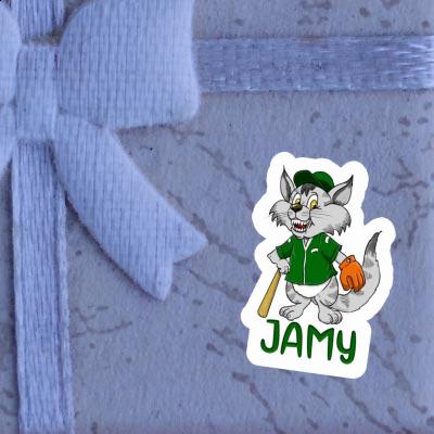 Jamy Sticker Baseball Cat Gift package Image