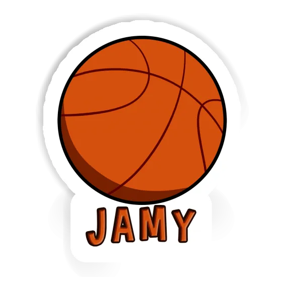 Ballon de basketball Autocollant Jamy Gift package Image