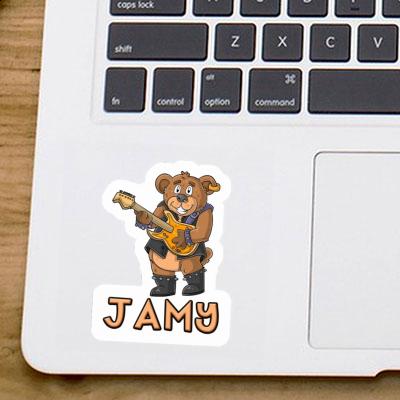 Autocollant Jamy Guitariste Laptop Autocollant Jamy Guitariste Laptop Image