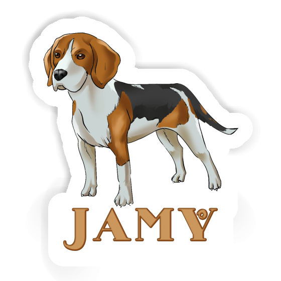 Sticker Beagle Jamy Notebook Sticker Beagle Jamy Gift package Image
