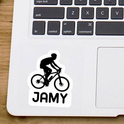 Jamy Sticker Biker Notebook Image