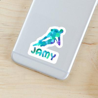 Autocollant Vététiste Jamy Autocollant Vététiste Jamy Image