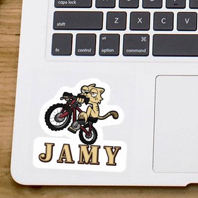 Chat à vélo Autocollant Jamy Notebook Chat à vélo Autocollant Jamy Gift package Image