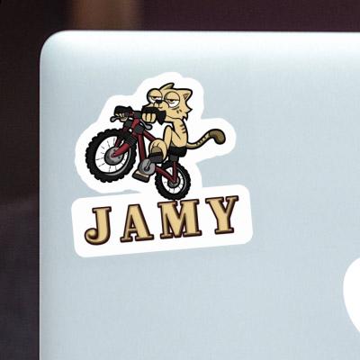 Sticker Jamy Fahrradkatze Sticker Jamy Fahrradkatze Image