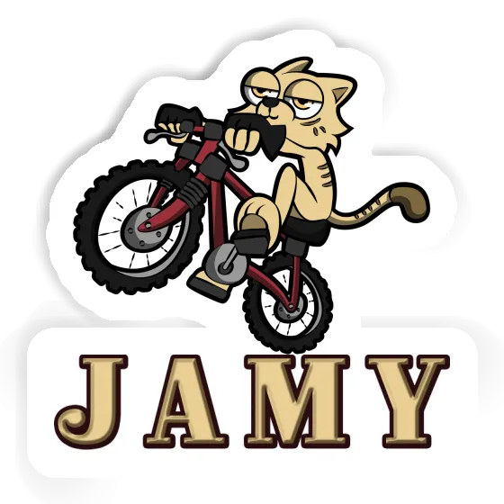 Sticker Jamy Fahrradkatze Notebook Sticker Jamy Fahrradkatze Gift package Image