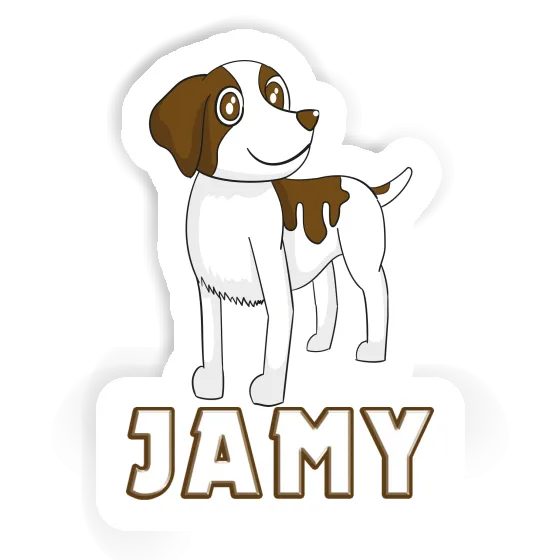 Sticker Jamy Brittany Spaniel Notebook Sticker Jamy Brittany Spaniel Gift package Image