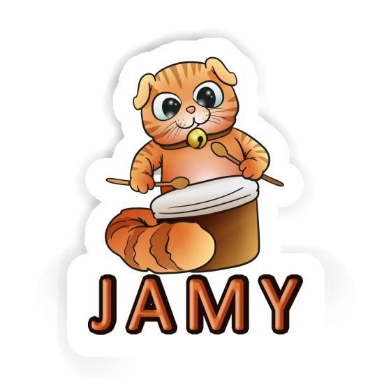 Jamy Sticker Trommler-Katze Gift package Image