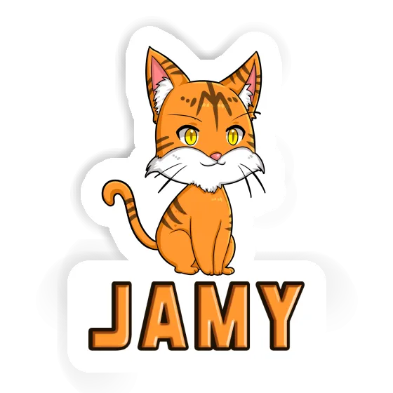 Katze Aufkleber Jamy Notebook Katze Aufkleber Jamy Gift package Image