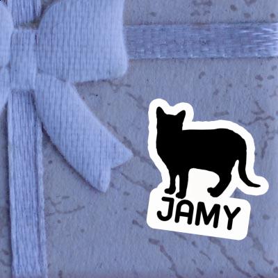 Sticker Jamy Cat Gift package Image