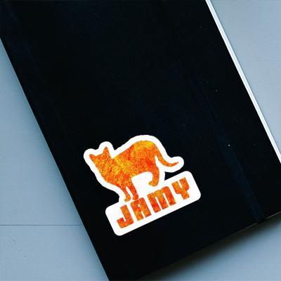 Jamy Aufkleber Katze Notebook Jamy Aufkleber Katze Notebook Image
