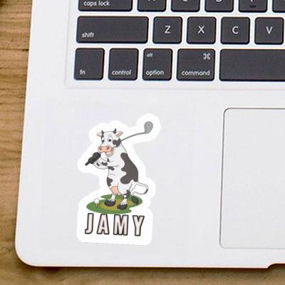 Golfkuh Aufkleber Jamy Gift package Image