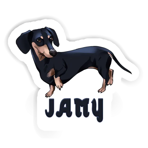 Autocollant Jamy Teckel Notebook Autocollant Jamy Teckel Gift package Image